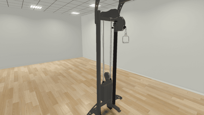 GYM2000 Justerbar kabelstasjon 80kg