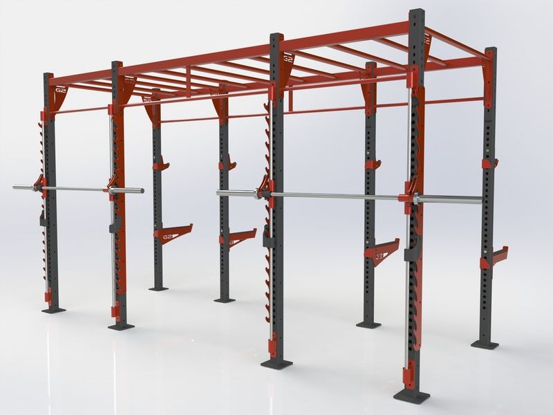 GYM2000 Cage 2x Smith / 2x løftestasjon