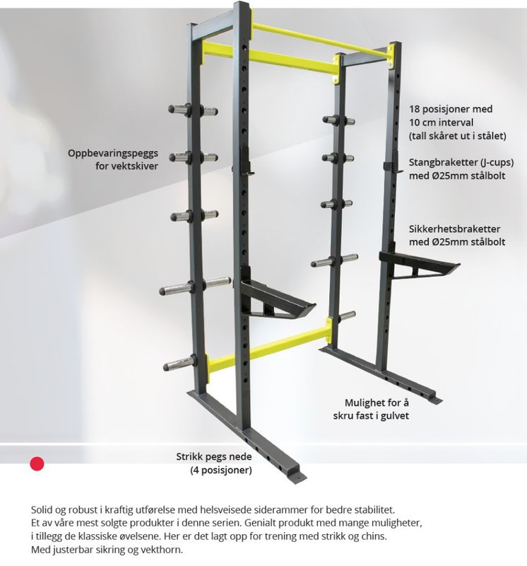 GYM2000 Half Rack