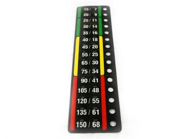 Hovedbilde Impulse Weight Sticker 150 lbs