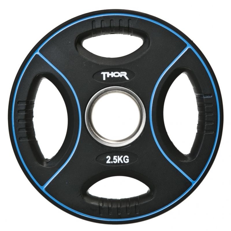 TF PU Vektskiver med håndtak 5kg